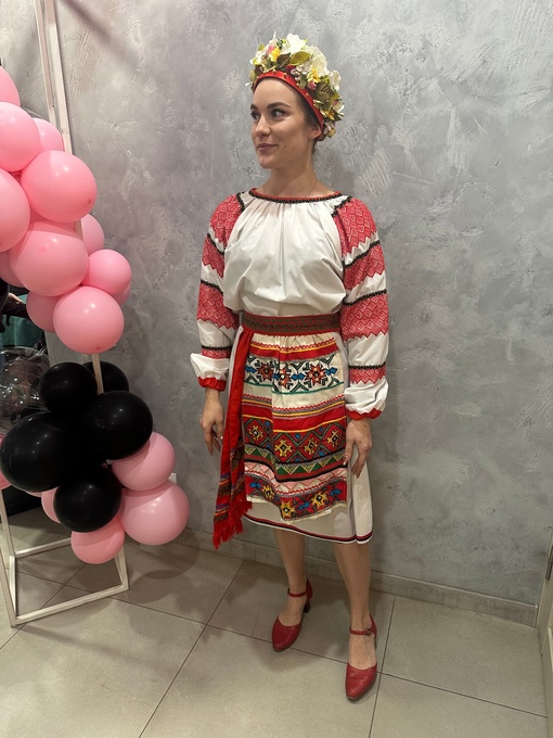 Платье народное, белорусский стиль г. Киров
