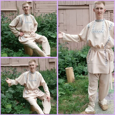 Рубашка и портки,, народные.