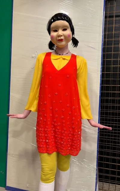 Девочка из фильма «Игра в кальмара»