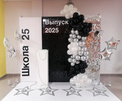 Пайетки (серебряные/черные)