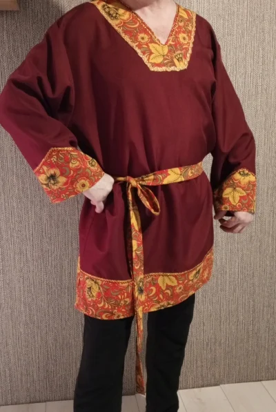 Рубашка мужская русская народная