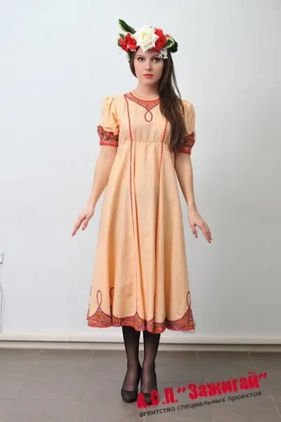 Костюм: Русский народный , славянский.