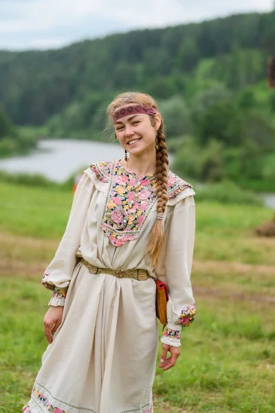 Словянское платье Русский народный