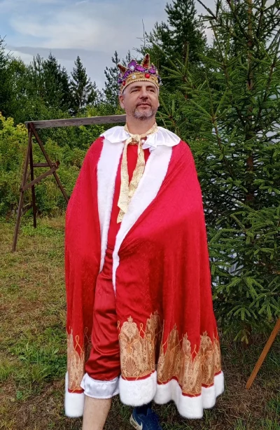 Костюм: король.Мантия.