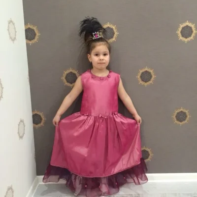 Костюм: Платье фуксия