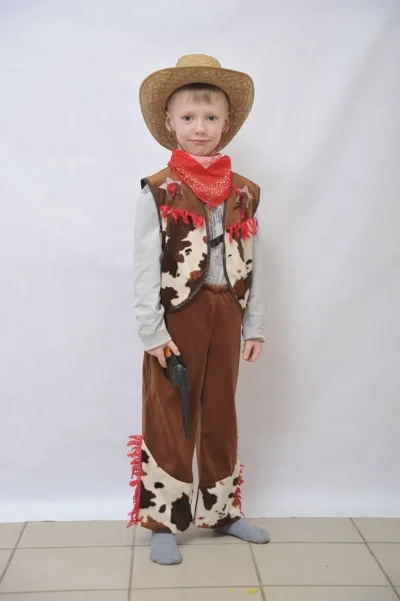 Костюм: Костюм ковбоя коричневый