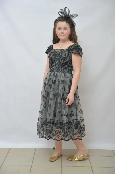 Костюм: Платье черное