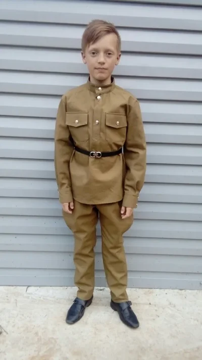 Детский военный костюм