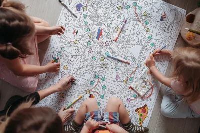 Аттракцион «Гигантская раскраска»