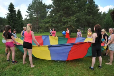 Аттракцион «ПАРАШЮТОБОЛ»