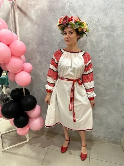 Платье народное, славянское.