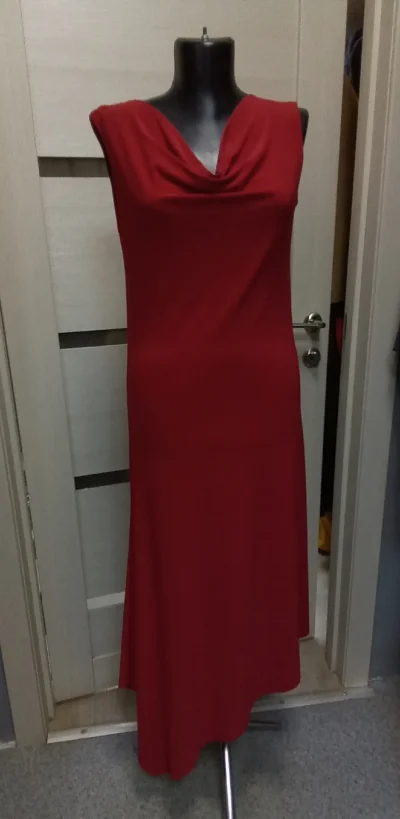 Платье красное, вечернее длинное