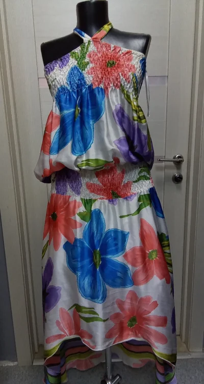 Платье с цветочным принтом