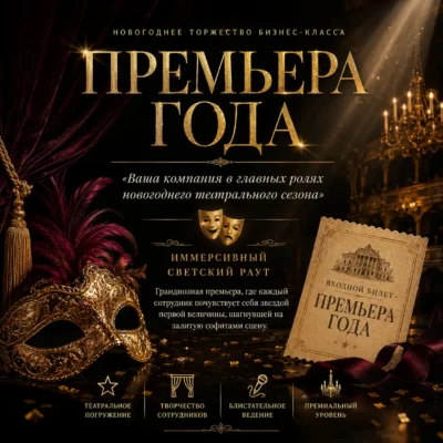 Новогодний театральный корпоратив «Премьера года»